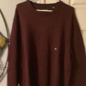 Chaps Men's Deep garnet Crewneck Sweater, XXL